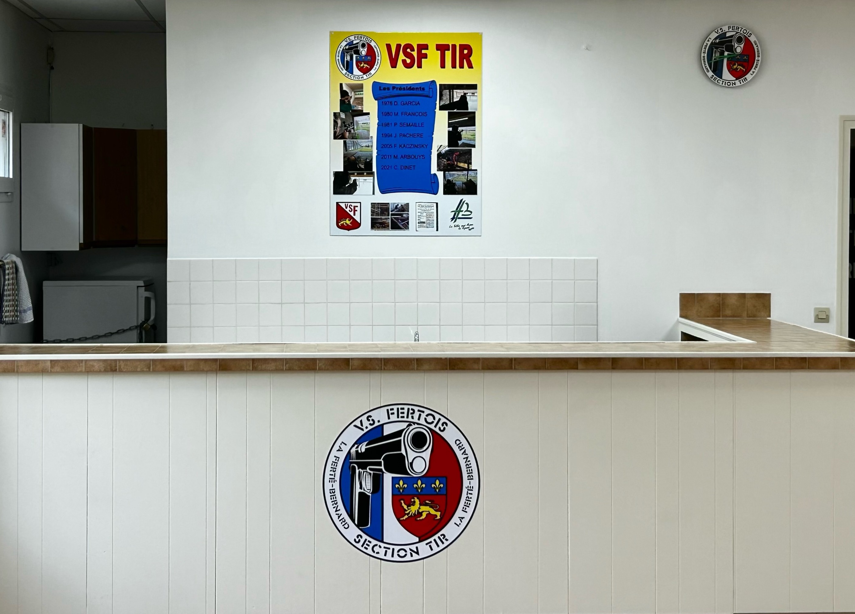 Vue du stand de tir